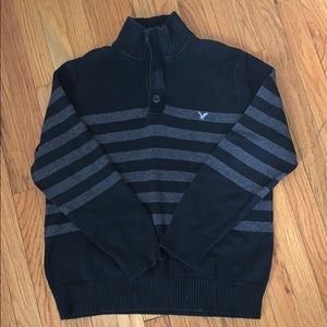 American Eagle Mock Neck Pullover Sweater